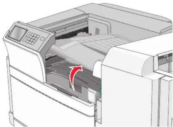 LEXMARK C950 - Bourrage derrière le volet F (transport du papier) - 1