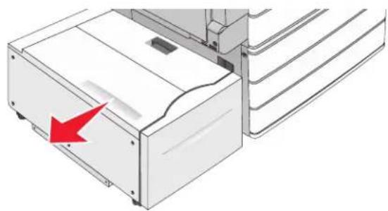 LEXMARK C950 - Bourrage papier sous la capot supérieur - 1