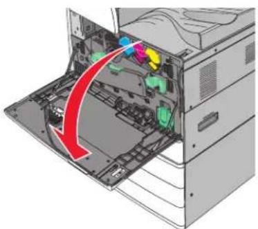 LEXMARK C950 - Mise sous tension de l'imprimante - 1