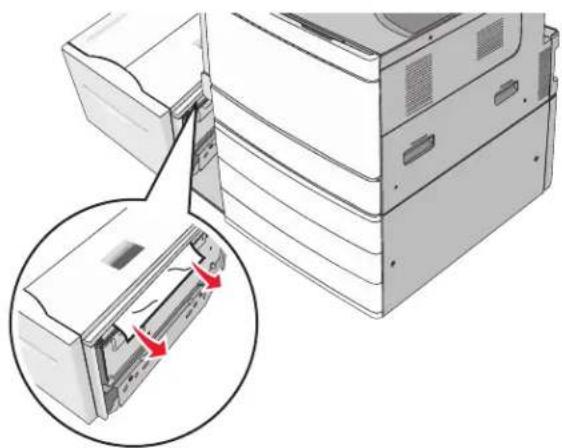 LEXMARK C950 - Bourrage papier dans le tiroir de sortie - 2