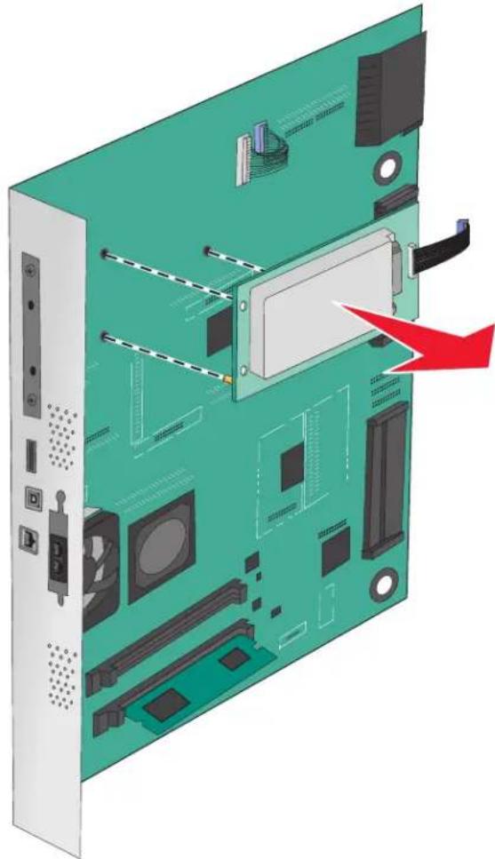 LEXMARK C950 - Retrait du disque dur de l'imprimante - 2