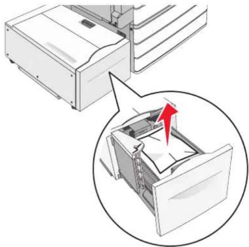 LEXMARK C950 - Bourrage papier dans le tiroir - 2