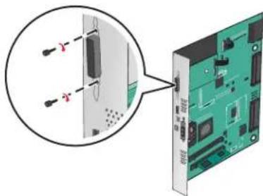 LEXMARK C950 - Installation d'un port Internal Solutions Port - 7