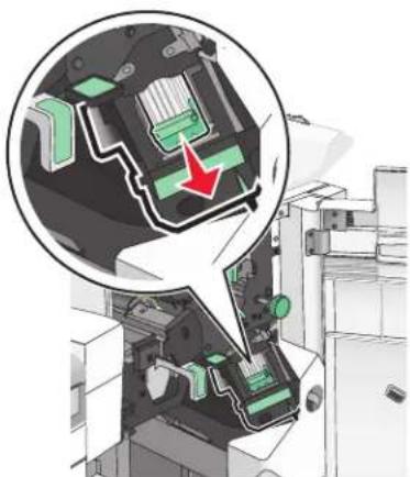 LEXMARK C950 - Remplacement de la cartouche d'agrafes dans l'agrafeuse standard - 3