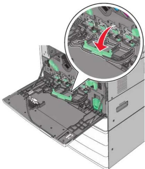 LEXMARK C950 - Nettoyage des lentilles de la tete d'impression - 3