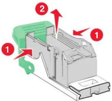 LEXMARK C950 - Remplacement de la cartouche d'agrafes dans l'agrafeuse standard - 4