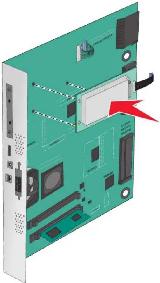 LEXMARK C950 - Installation d'un disque dur sur l'imprimante - 5
