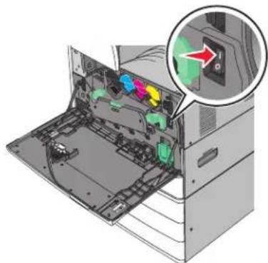 LEXMARK C950 - Mise sous tension de l'imprimante - 2