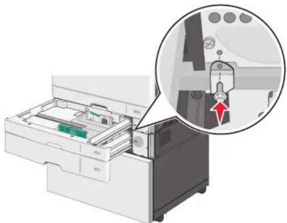 LEXMARK C925 - Installation d'un support d'imprimante et d'un tiroir en option - 8