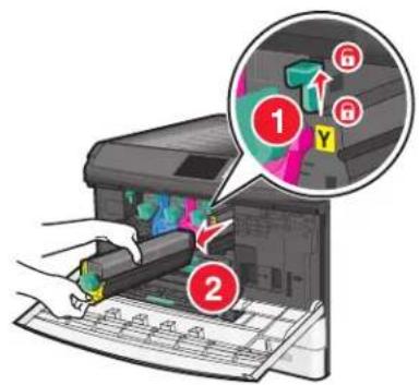 LEXMARK C925 - Nettoyage des lentilles de la tête d'impression - 4