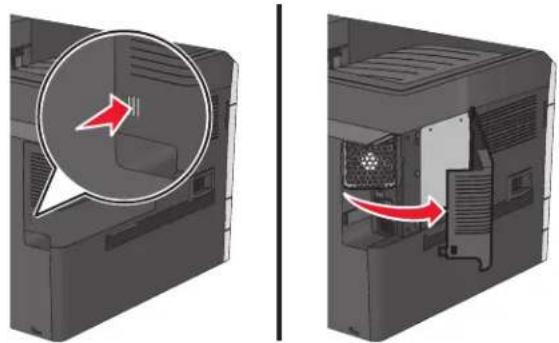 LEXMARK C925 - Installation d'un port internal solutions port - 1