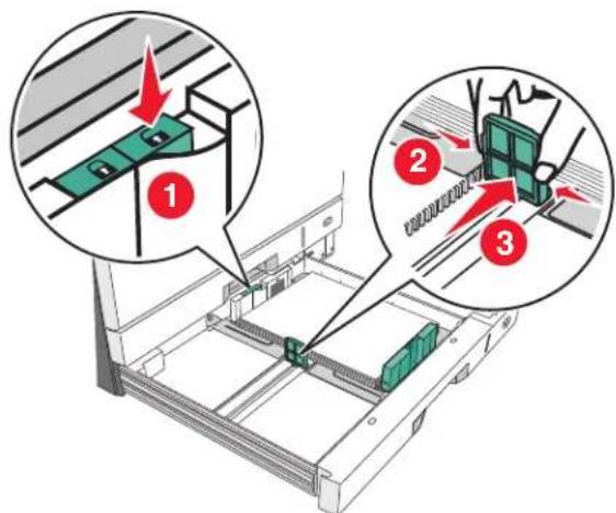 LEXMARK C925 - Chargement du tiroir 550 feuilles standard ou en option - 4