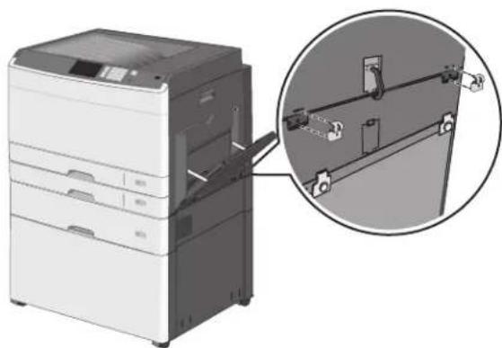 LEXMARK C925 - Installation d'un support d'imprimante et d'un tiroir en option - 16