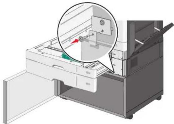 LEXMARK C925 - Installation d'un support d'imprimante et d'un tiroir en option - 11