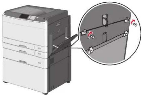 LEXMARK C925 - Installation d'un support d'imprimante et d'un tiroir en option - 17