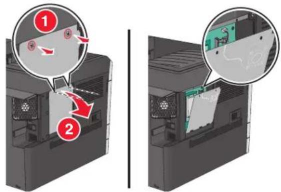 LEXMARK C925 - Installation d'un port internal solutions port - 2