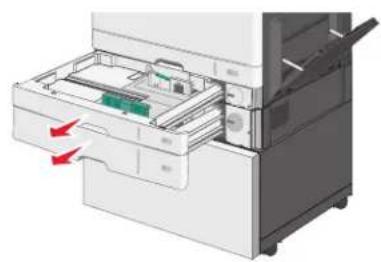 LEXMARK C925 - Installation d'un support d'imprimante et d'un tiroir en option - 6
