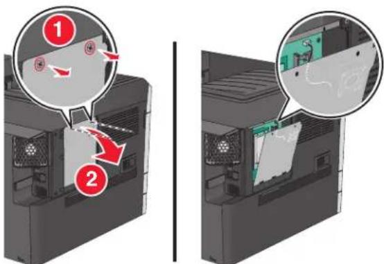 LEXMARK C925 - Accès à la carte logique - 3