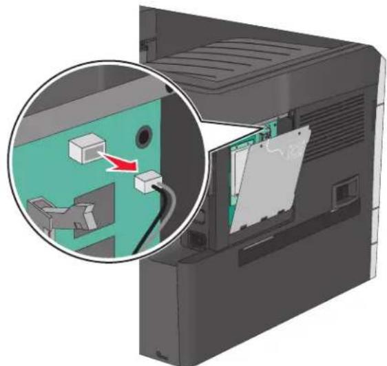 LEXMARK C925 - Installation d'un port internal solutions port - 3