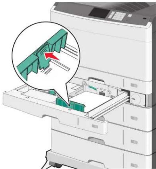 LEXMARK C925 - Chargement du tiroir 550 feuilles standard ou en option - 5