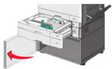 LEXMARK C925 - Installation d'un support d'imprimante et d'un tiroir en option - 10