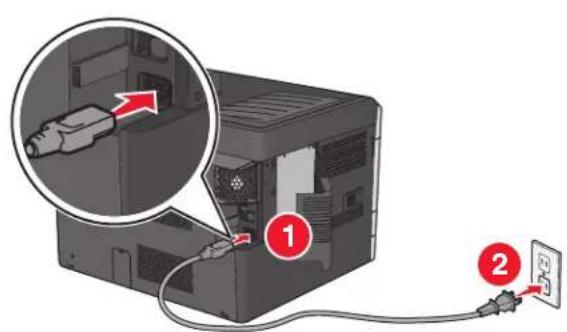 LEXMARK C925 - Installation de l'imprimante sur un réseau sans fil (windows) - 1