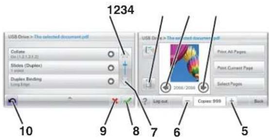 LEXMARK C792 - Exemple d'écran tactile - 1
