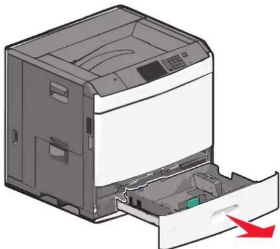 LEXMARK C792 - Chargement du tiroir 550 feuilles standard ou en option - 2
