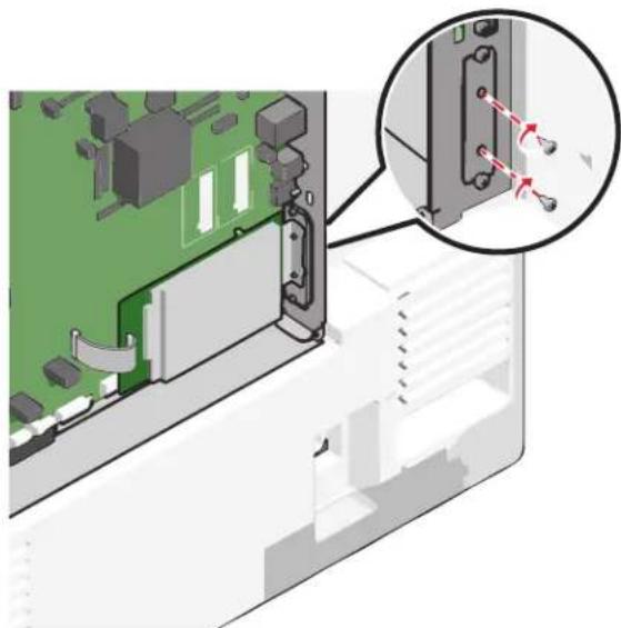 LEXMARK C792 - Installation d'un disque dur sur l'imprimante - 6