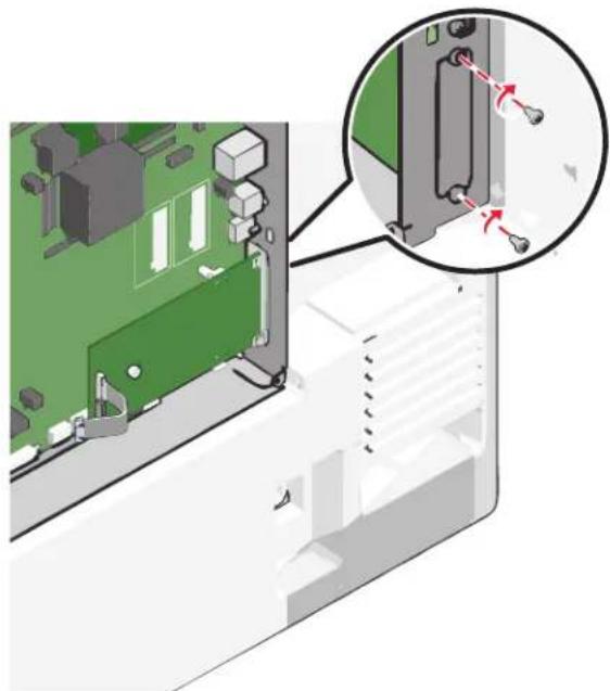 LEXMARK C792 - Installation d'un port Internal Solutions Port - 8