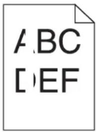 LEXMARK C792 - Des rayures noires ou blanches apparaisent sur les transparents ou sur le papier - 2