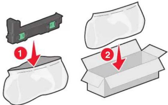 LEXMARK C792 - Remplacement de la bouteille de récapuéRATION de toner - 4