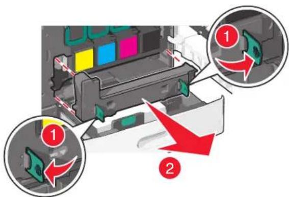 LEXMARK C792 - Remplacement de la bouteille de récapuéRATION de toner - 3