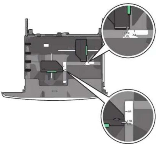 LEXMARK C792 - Chargement du tiroir 550 feuilles standard ou en option - 3