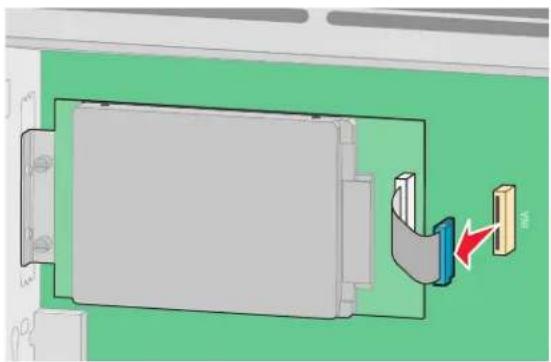 LEXMARK T656 - Installation d'un port ISP (Internal Solutions Port) - 3