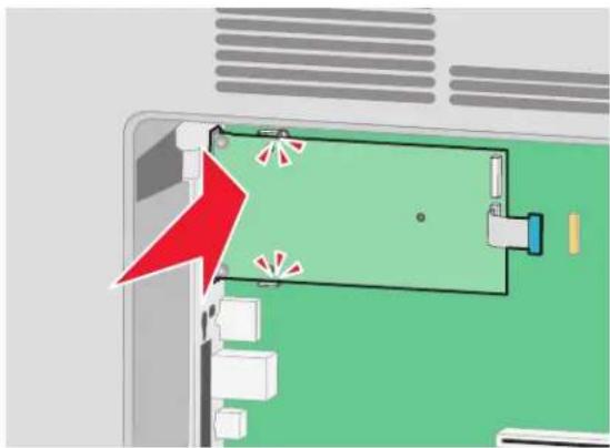 LEXMARK T656 - Installation d'un port ISP (Internal Solutions Port) - 11