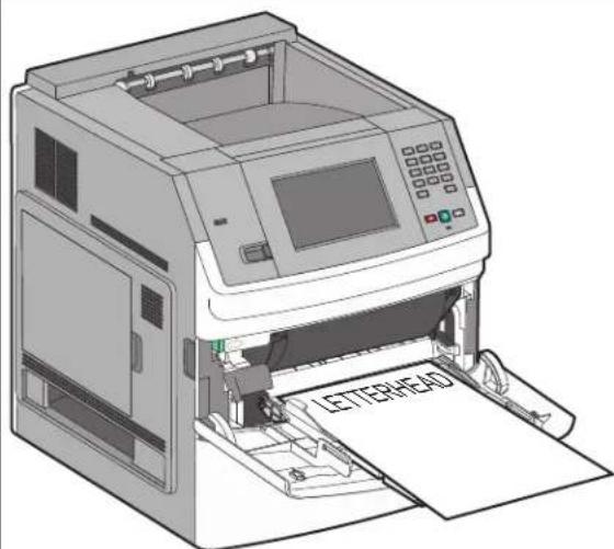 LEXMARK T656 - Dans le chargeur multifonction - 1