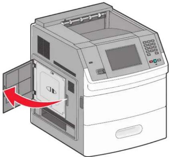 LEXMARK T656 - Accès à la carte logique pour l'installation des options internes - 2