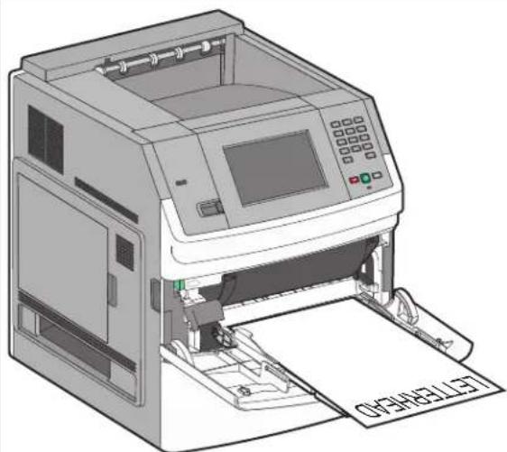 LEXMARK T656 - Dans le chargeur multifonction - 2