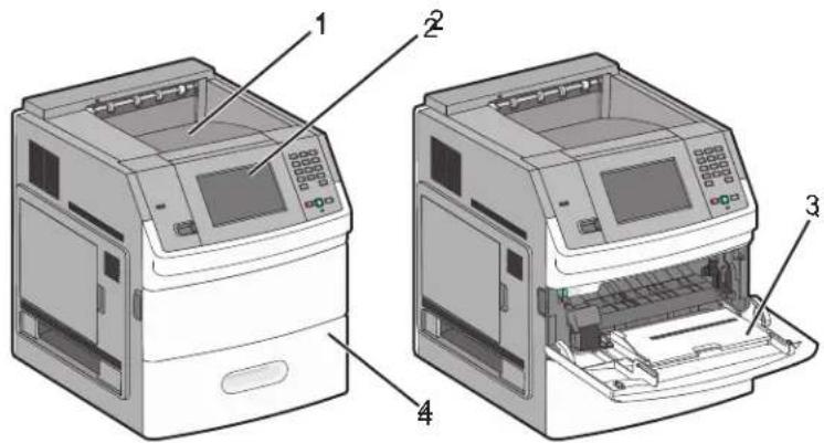 LEXMARK T656 - Configurations de l'imprimante - 1