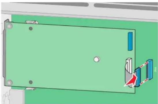 LEXMARK T656 - Installation d'un port ISP (Internal Solutions Port) - 14
