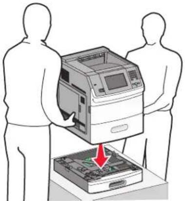 LEXMARK T656 - Installation des bacs - 1