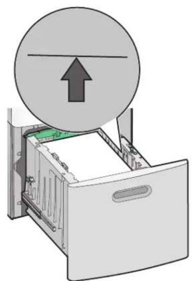 LEXMARK T656 - Chargement de papier dans le tiroir 2000 feuilles - 5