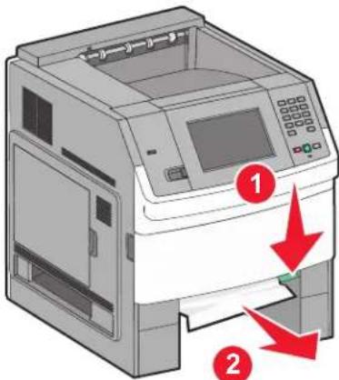 LEXMARK T656 - Bourrages papier avant - 1