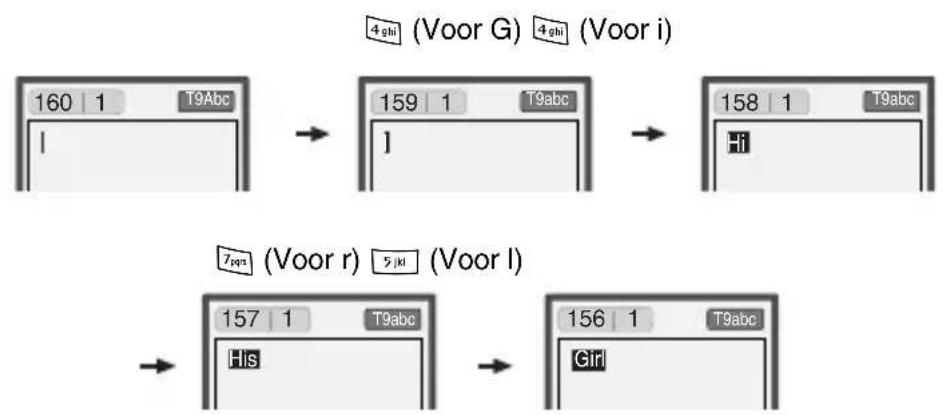 OKI C3100 - - Woorden schrijven met behulp van T9. - 1
