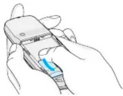 OKI C3100 - Insertion de la carte SIM - 1