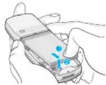 OKI C3100 - Installing the Battery - 1
