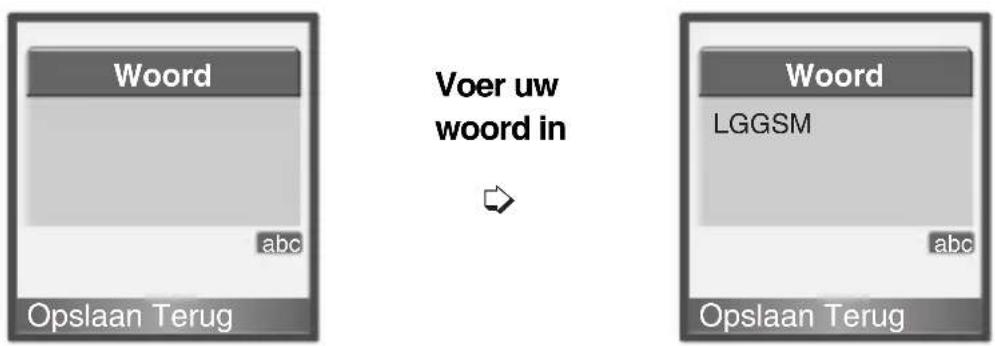 OKI C3100 - - Woorden schrijven met behulp van T9. - 2