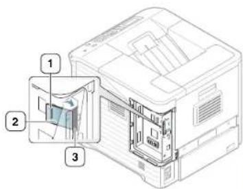 SAMSUNG ML6510 - Installation d'une carte réseau sans fil - 2