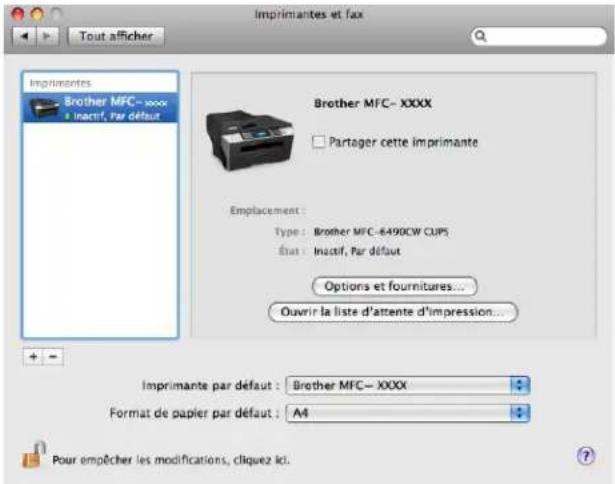 BROTHER DCP6690CW - Pour Mac OS ^® X 10.5.x - 1